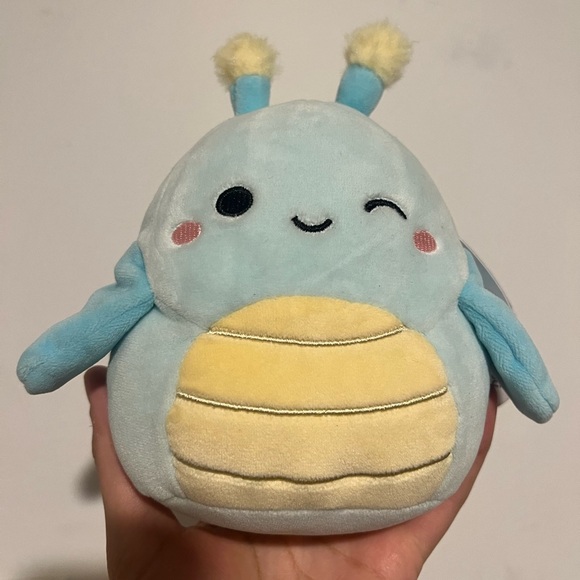 Giles squishmallow 5” grasshopper blue stuff animal collectibles - Picture 2 of 6